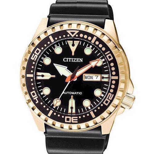 Image of Automatic Diver mat forgyldt stål Automatic caliber 8200 Herre ur fra Citizen, NH8383-17E